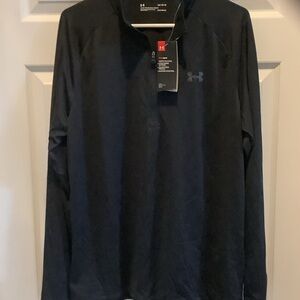 Under Armour Men's Dark Long Sleeve 1/4 zip pullover